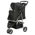 TRIXIE HONDENBUGGY ZWART 80X47X100 CM