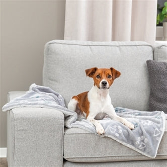 TRIXIE HONDENDEKEN JIMMY SOFT LICHTGRIJS 150X100 CM