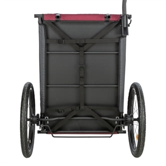TRIXIE HONDENFIETSKAR GRIJS / ROOD 61/125X56X64 CM