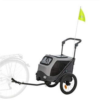 TRIXIE HONDENFIETSKAR OPVOUWBAAR GRIJS 103X74X95 CM