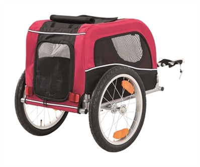 TRIXIE HONDENFIETSKAR ZWART / ROOD 60X53X60 CM