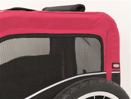 TRIXIE HONDENFIETSKAR ZWART / ROOD 60X53X60 CM