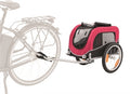 TRIXIE HONDENFIETSKAR ZWART / ROOD 60X53X60 CM