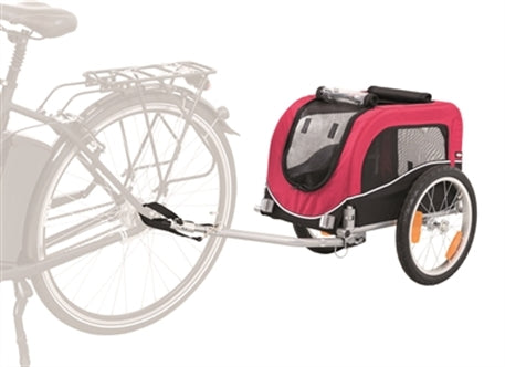 TRIXIE HONDENFIETSKAR ZWART / ROOD 60X53X60 CM