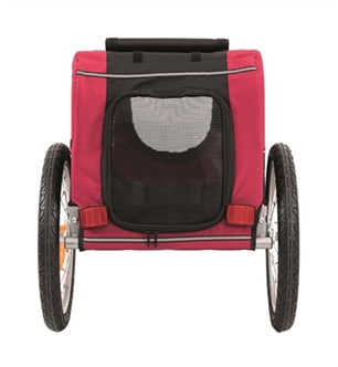 TRIXIE HONDENFIETSKAR ZWART / ROOD 60X53X60 CM