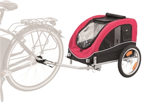 TRIXIE HONDENFIETSKAR ZWART / ROOD 75X63X68 CM