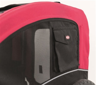 TRIXIE HONDENFIETSKAR ZWART / ROOD 75X63X68 CM