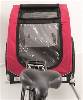 TRIXIE HONDENFIETSKAR ZWART / ROOD 80X75X86 CM