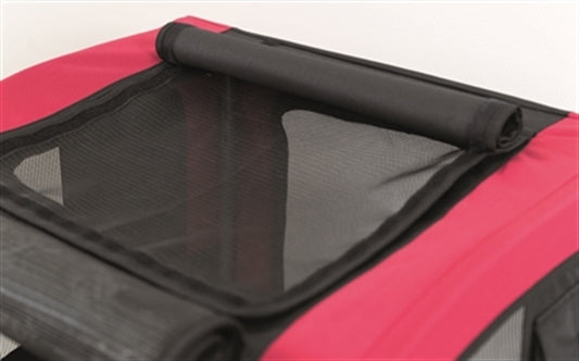 TRIXIE HONDENFIETSKAR ZWART / ROOD 80X75X86 CM