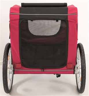 TRIXIE HONDENFIETSKAR ZWART / ROOD 80X75X86 CM