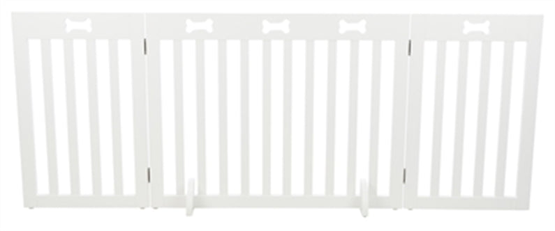 TRIXIE HONDENHEK AFSLUITHEK WIT 3 PANELEN 82-124X61 CM