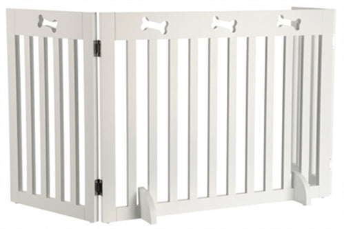 TRIXIE HONDENHEK AFSLUITHEK WIT 3 PANELEN 82-124X61 CM