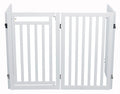 TRIXIE HONDENHEK MET DEUR WIT 60-160 X 81 CM