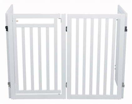 TRIXIE HONDENHEK MET DEUR WIT 60-160 X 81 CM