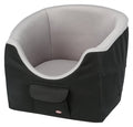 TRIXIE HONDENMAND AUTOSTOEL ZWART / GRIJS 45X42X39 CM