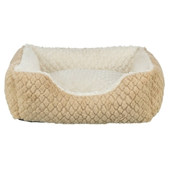 TRIXIE HONDENMAND KALINE MIO HOEKIG LICHTBRUIN / CREME 80X65 CM