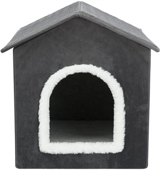 TRIXIE HONDENMAND / KATTENMAND HUIS LIVIA GRIJS / WIT 50X50X54 CM