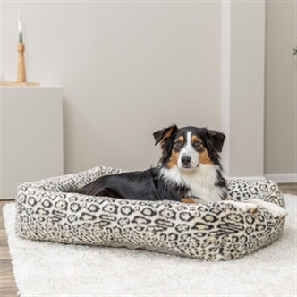 TRIXIE HONDENMAND LEO HOEKIG PANTERPRINT CREME 80X60 CM