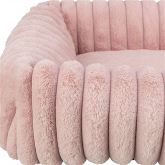 TRIXIE HONDENMAND LONNI HOEKIG RIBFLUWEEL ROZE 80X60 CM