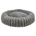 TRIXIE HONDENMAND LONNI ROND BREDE RIBSTOF ANTRACIET 50X50X12 CM