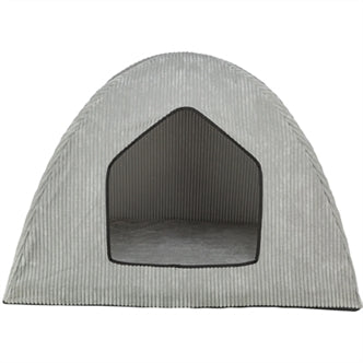 TRIXIE HONDENMAND TENT JONNA VITAL RIBSTOF LICHTGRIJS 75X55X55 CM