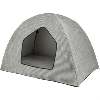 TRIXIE HONDENMAND TENT JONNA VITAL RIBSTOF LICHTGRIJS 75X55X55 CM