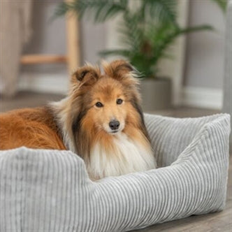 TRIXIE HONDENMAND VITAL JONNA RIBFLUWEEL GRIJS 80X60 CM