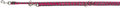 TRIXIE HONDENRIEM CAVO VERSTELBAAR FUCHSIA / GRIJS 200X1,8 CM