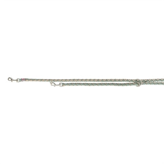 TRIXIE HONDENRIEM CAVO VERSTELBAAR SALIE GROEN / ZAND 200X1,2 CM
