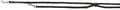 TRIXIE HONDENRIEM CAVO VERSTELBAAR ZWART / GRIJS 200X1,2 CM