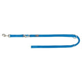 TRIXIE HONDENRIEM PREMIUM DUBBELGESTIKT VERSTELBAAR ROYAL BLAUW 200X2 CM