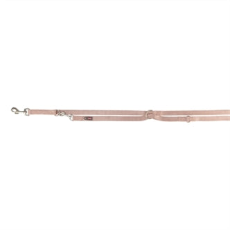 TRIXIE HONDENRIEM PREMIUM VERSTELBAAR BLUSH 200X1 CM