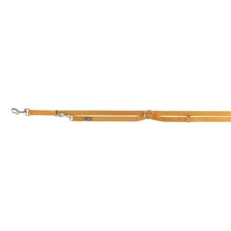 TRIXIE HONDENRIEM PREMIUM VERSTELBAAR CURRY GEEL 200X2,5 CM