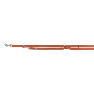 TRIXIE HONDENRIEM PREMIUM VERSTELBAAR ROEST BRUIN 200X2,5 CM