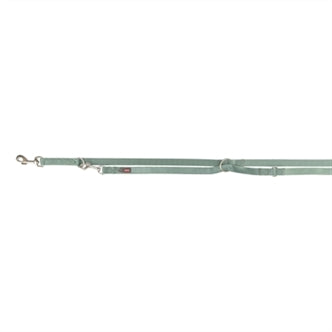 TRIXIE HONDENRIEM PREMIUM VERSTELBAAR SALIE GROEN 200X1,5 CM