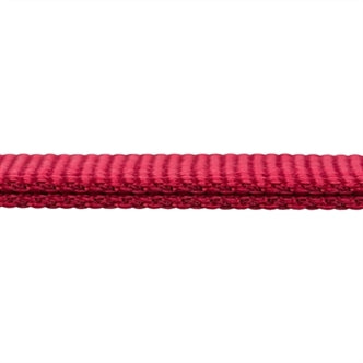 TRIXIE HONDENRIEM PREMIUM VERSTELBAAR TWEELAAGS ROOD 200X1,5 CM