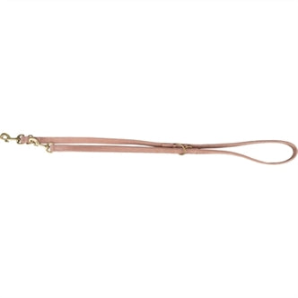 TRIXIE HONDENRIEM PURE VERSTELBAAR LEER ROZE S-M 200X1,5 CM