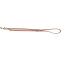 TRIXIE HONDENRIEM PURE VERSTELBAAR LEER ROZE S-M 200X1,5 CM
