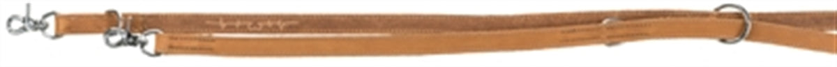 TRIXIE HONDENRIEM RUSTIC HEARTBEAT VERSTELBAAR VETLEER BRUIN 200X2 CM