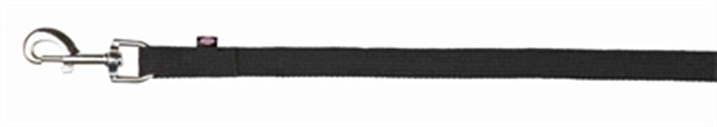 TRIXIE HONDENRIEM SLEEPLIJN SINGELBAND ZWART 20 MM X 5 MTR