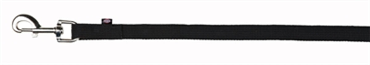 TRIXIE HONDENRIEM SLEEPLIJN SINGELBAND ZWART 20MM X 15 MTR
