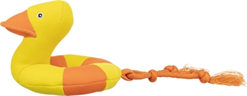 TRIXIE HONDENSPEELGOED AQUA TOY DUCK ON ROPE 20X36 CM