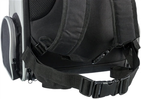 TRIXIE HONDENTAS RUGTAS CHLOE LICHTGRIJS / ZWART 39X27X43 CM