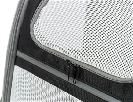TRIXIE HONDENTAS RUGTAS CHLOE LICHTGRIJS / ZWART 39X27X43 CM