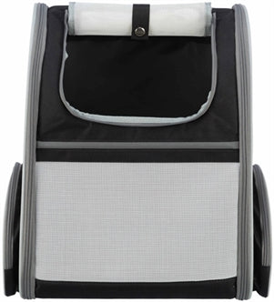 TRIXIE HONDENTAS RUGTAS CHLOE LICHTGRIJS / ZWART 39X27X43 CM