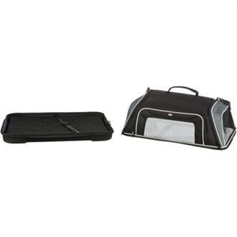 TRIXIE HONDENTAS VLIEGTUIGTAS BOARDING ZWART / GRIJS 55X40X23 CM