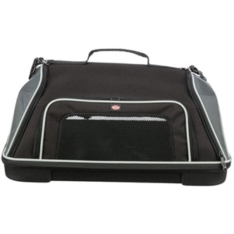 TRIXIE HONDENTAS VLIEGTUIGTAS BOARDING ZWART / GRIJS 55X40X23 CM