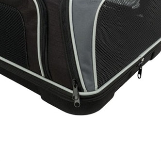 TRIXIE HONDENTAS VLIEGTUIGTAS BOARDING ZWART / GRIJS 55X40X23 CM