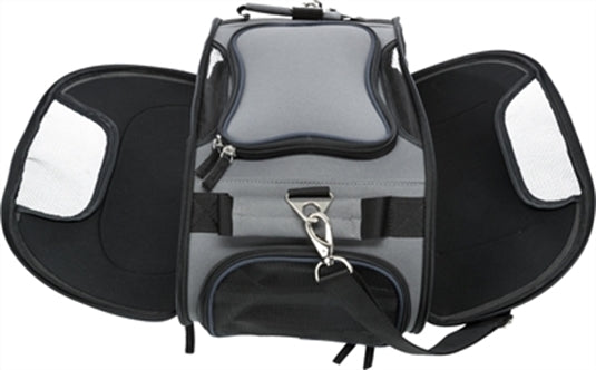 TRIXIE HONDENTAS VLIEGTUIGTAS WINGS GRIJS / ZWART 46X28X23 CM