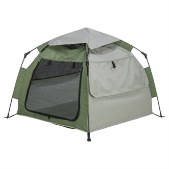 TRIXIE HONDENTENT POP-UP OLIJFGROEN / BEIGE 100X100X80 CM